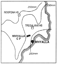 Map 3 Rainfall Isohyets