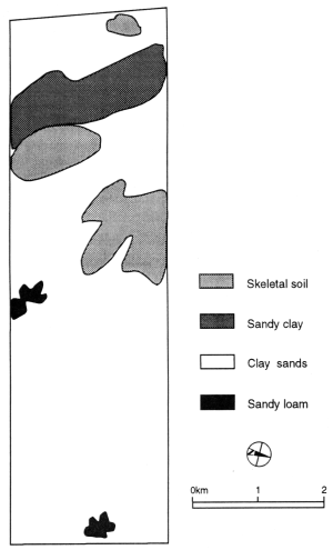 Map 4 Soil Types